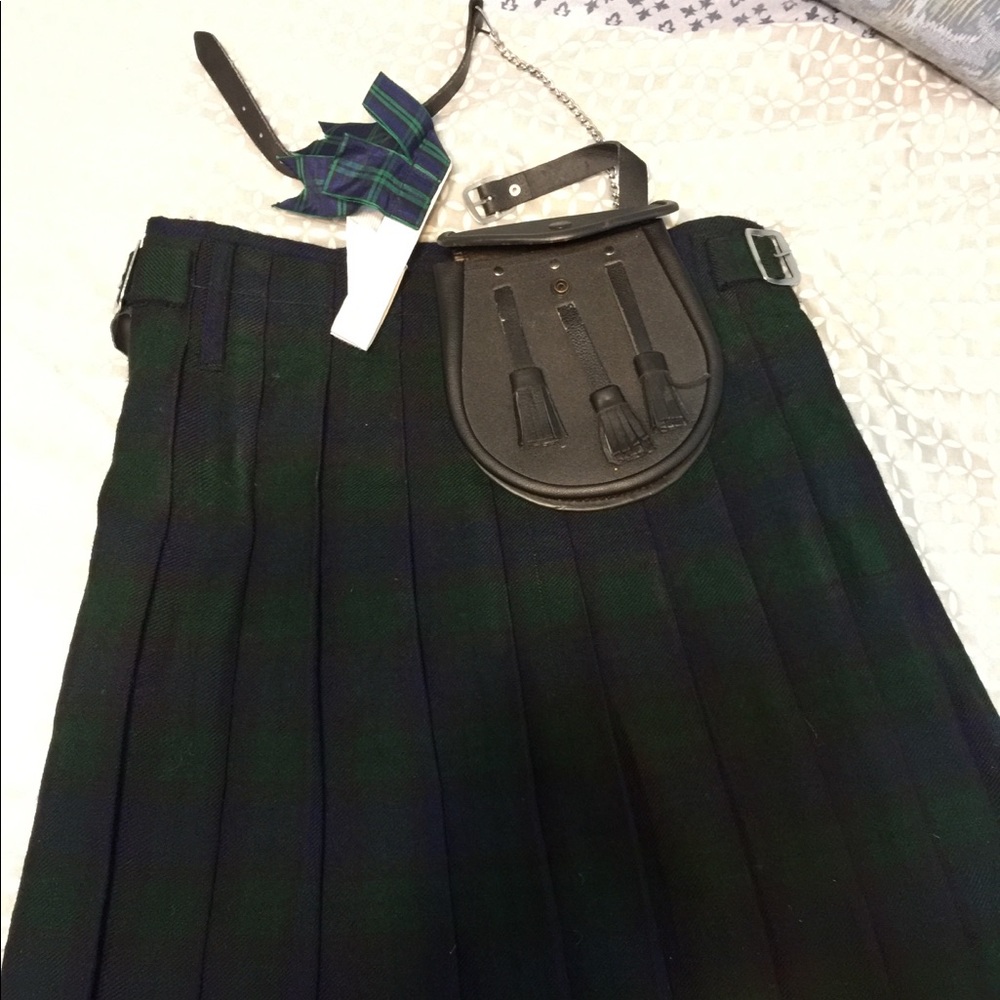 Celtic Grant Clan kilt with cloak